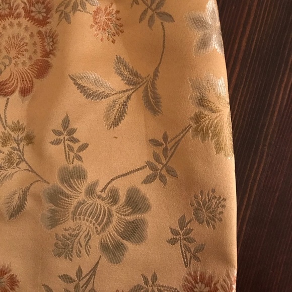 Steven Stolman Gold Silky Floral Skirt - Picture 6 of 6